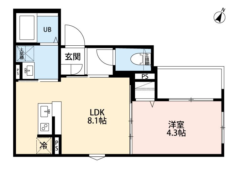 robot home 東所沢Ⅶ(ロボットホーム ヒガシトコロザワセブン)の間取り