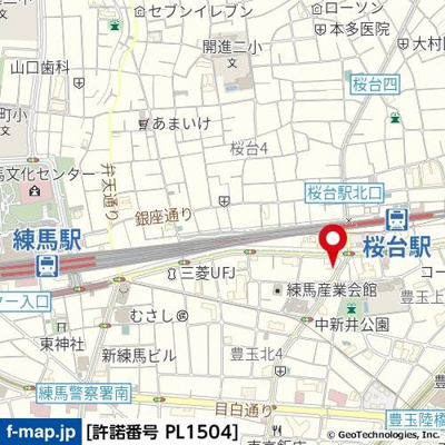 【地図】 | ライオンズマンション桜台第三