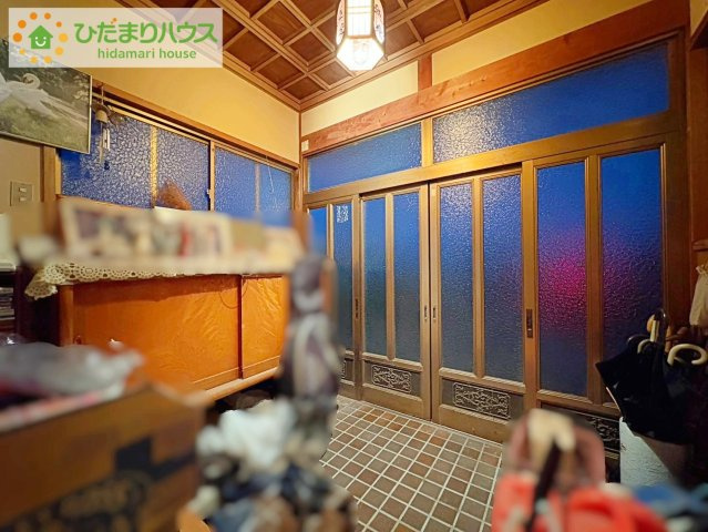 日立市茂宮町　中古戸建の玄関|玄関がひろいので親子で並んで仲良く靴が履けますね(^^)/