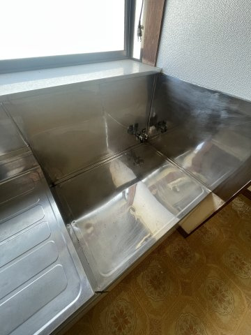 横浜市港北区大豆戸町のアパートのキッチン|使いやすいキッチンです