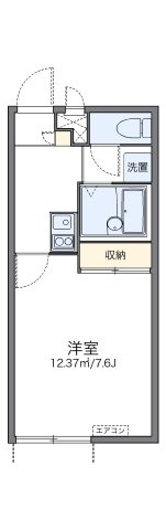 レオパレスアグリコルトゥーラの間取り
