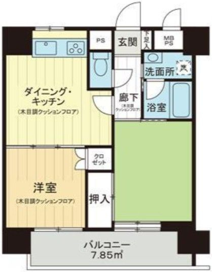 ライオンズマンション練馬の間取り|間取りです。