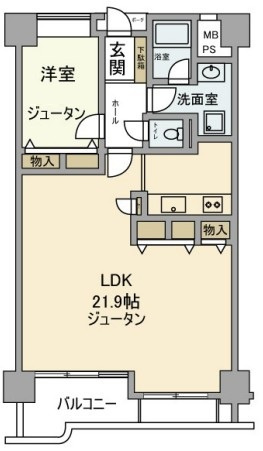 大森ハイムの間取り|間取りです。