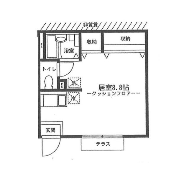 カーサコマツの間取り|間取りです。