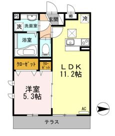 カームコートの間取り