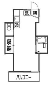メゾンドオカムラの間取り|間取りです。