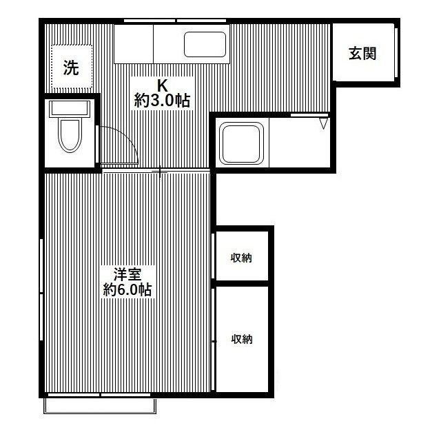 富有マンションの間取り|間取りです。