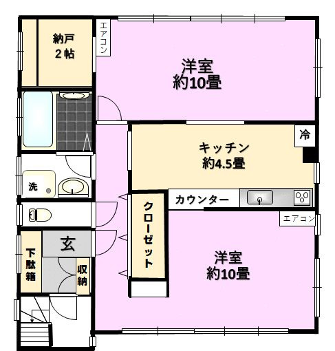 山田ビルの間取り