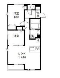 ラシーネ椿の間取り|間取りです。
