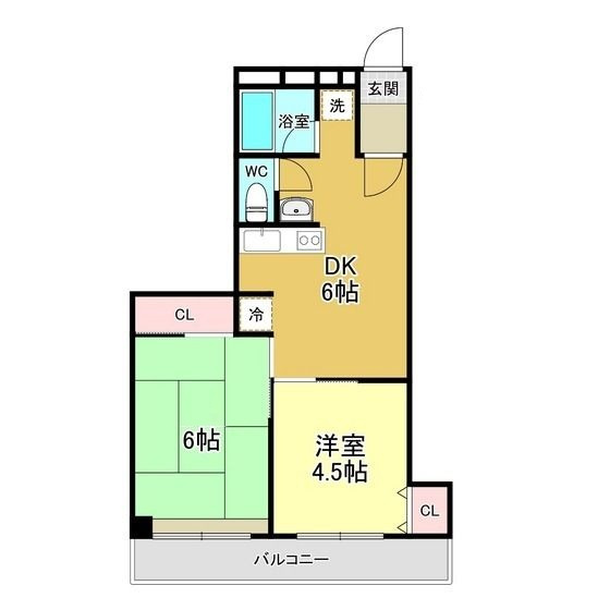 第一大黒ビルの間取り|間取りです。