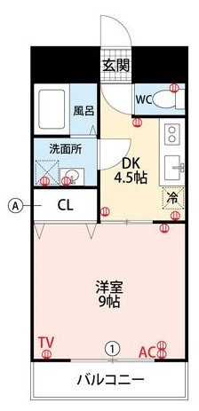 アンプルールベトンHISASHIの間取り|使い勝手の良い間取りです♪