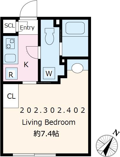 Opus33の間取り