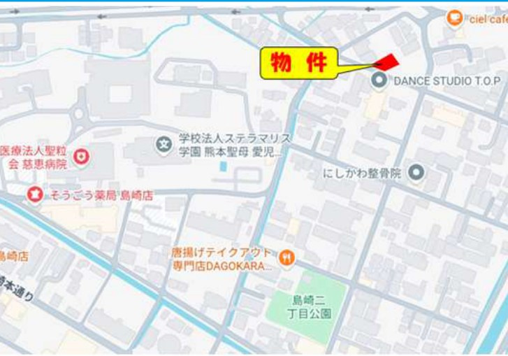 仲介手数料不要　売地 西区花園3丁目 3号地 約54坪 建築条件なしの地図|案内図