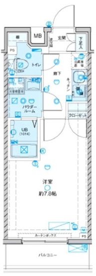 【間取り】 | GENOVIA浅草Ⅳskygarden