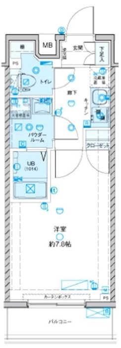 GENOVIA浅草Ⅳskygardenの間取り
