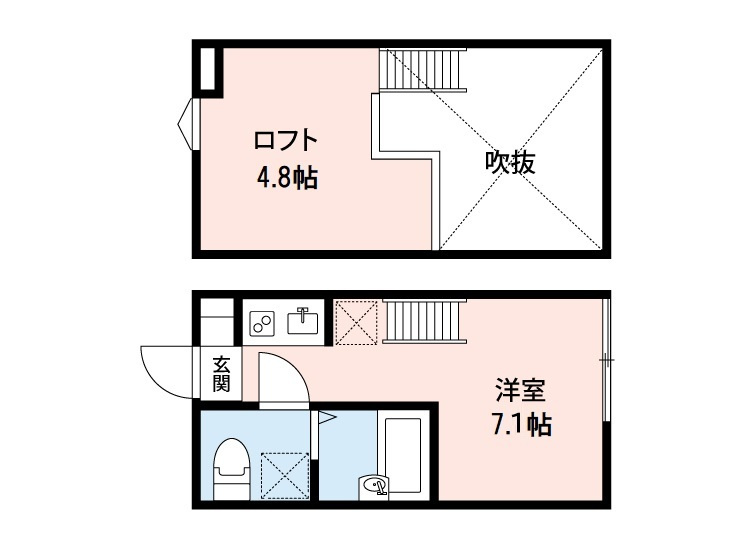パースペクティブ四つ木の間取り