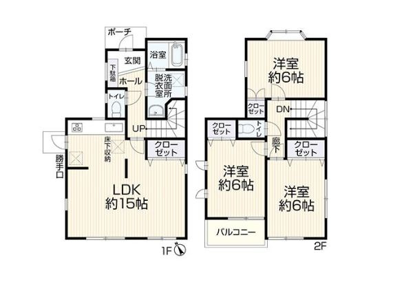 緑区下九沢　中古戸建の間取り|間取図「緑区下九沢　中古戸建」