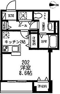 【間取り】 | ヘリテージ椎名町 A棟