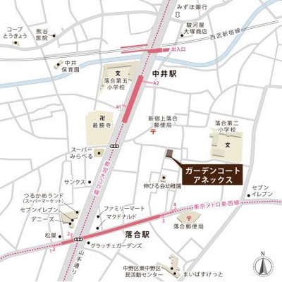 【地図】 | ガーデンコートアネックス