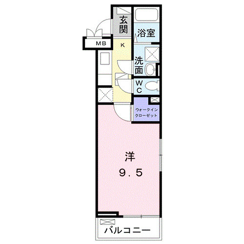 フルリールの間取り