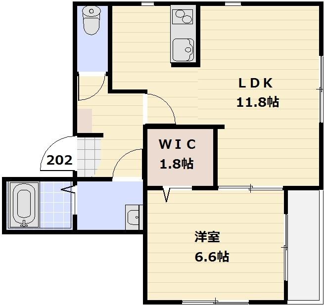 さくらＳｔａ．壱番館の間取り