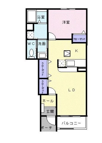プロシード蔦路の間取り