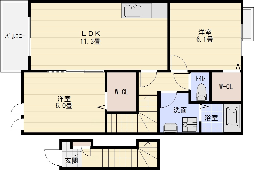 アンジールの間取り