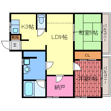 【間取り】 | アロー篠原中町