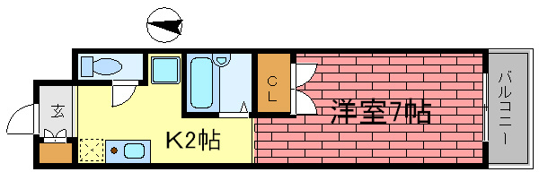 【間取り】 | アンジュパンシオン