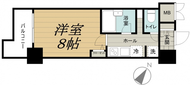 パークアクシス千葉の間取り