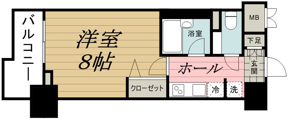 パークアクシス千葉の間取り