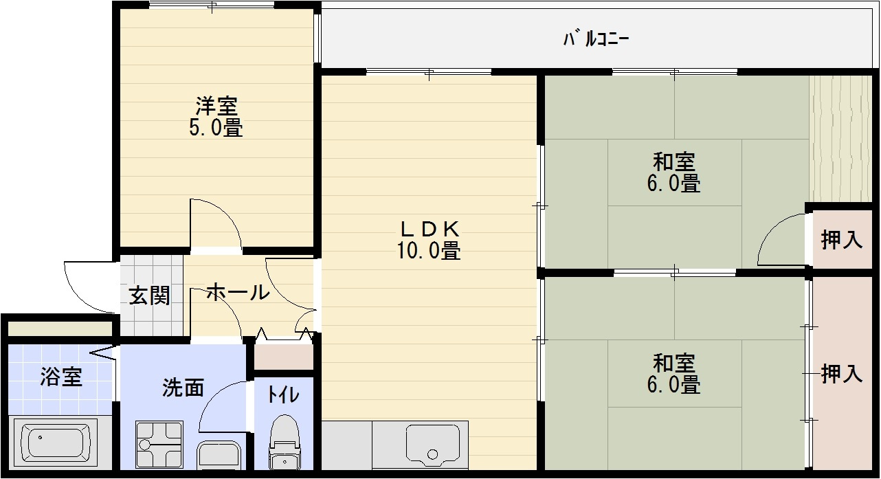 ラインプラザ本郷の間取り