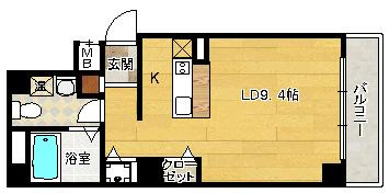 【間取り】 | セレブコート阿波座
