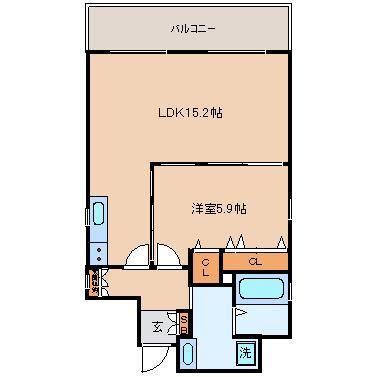 【間取り】 | プラチナム北堀江