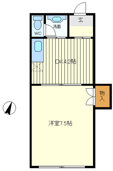 【間取り】 | プチシャトー徳井
