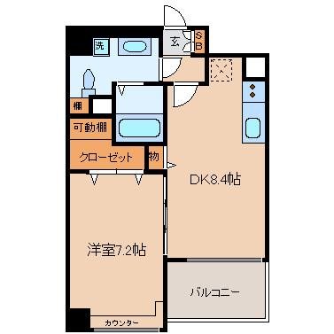 【間取り】 | ベルパーク靭本町