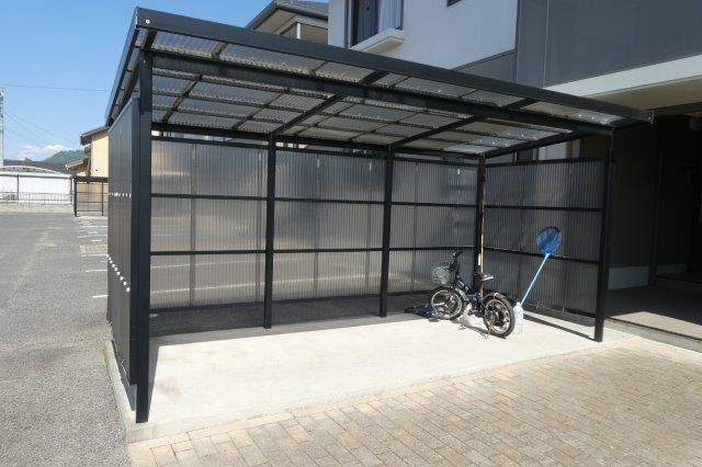 倉敷市真備町川辺のアパートのその他共用部分|駐輪場