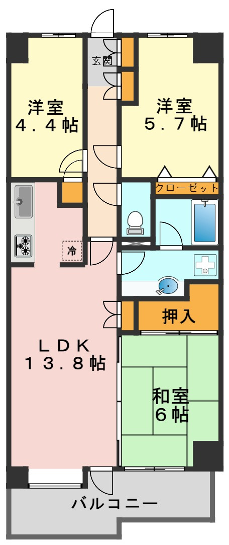 FOREST　HOUSEの間取り