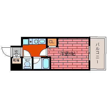 【間取り】 | エステムコート神戸県庁前