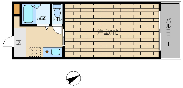 【間取り】 | エスポワール灘