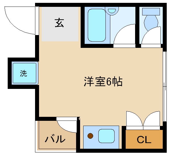 【間取り】 | サンハイツ倉石通