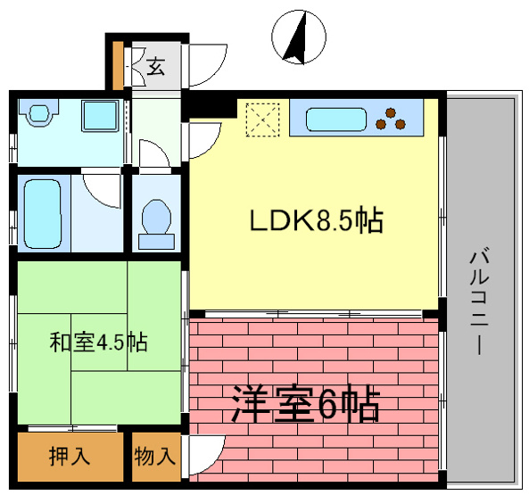 【間取り】 | タカオマンション