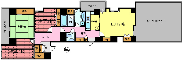 【間取り】 | ネオアージュ神戸元町