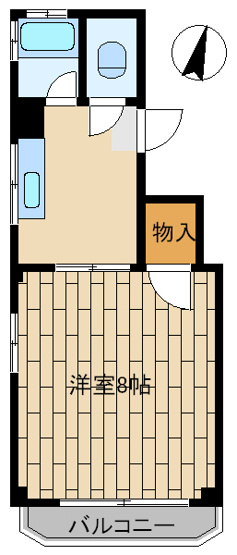 【間取り】 | ハイツカッチャン元町