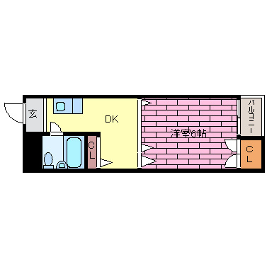 【間取り】 | プチコーポ北野