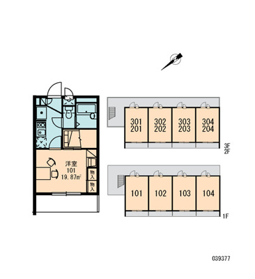 【区画図】 | 南花園Ｊ１