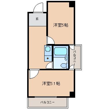 【間取り】 | ラ・ペール一番館