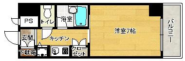 【間取り】 | リーガル新大阪Ⅱ