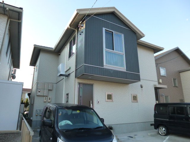 倉敷市茶屋町のアパートの外観