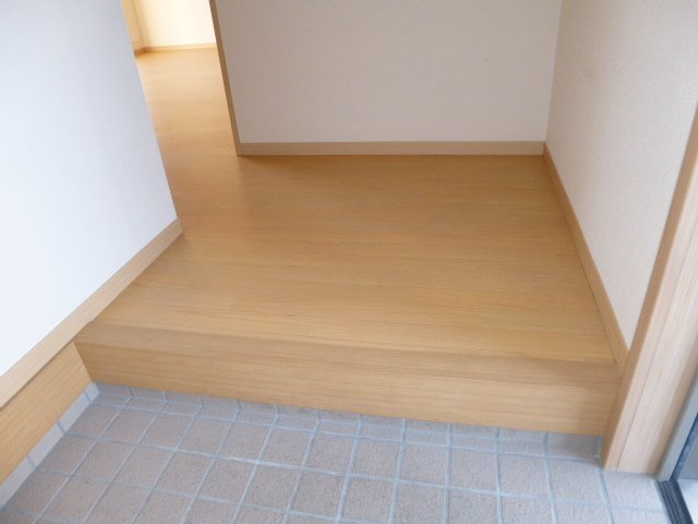 アンソレイエ中央の玄関